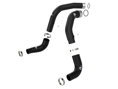 aFe BladeRunner Black 3in Intercooler Pipe Kit | Jeep Wrangler V6-3.0L (20-21) (46-20434-B)