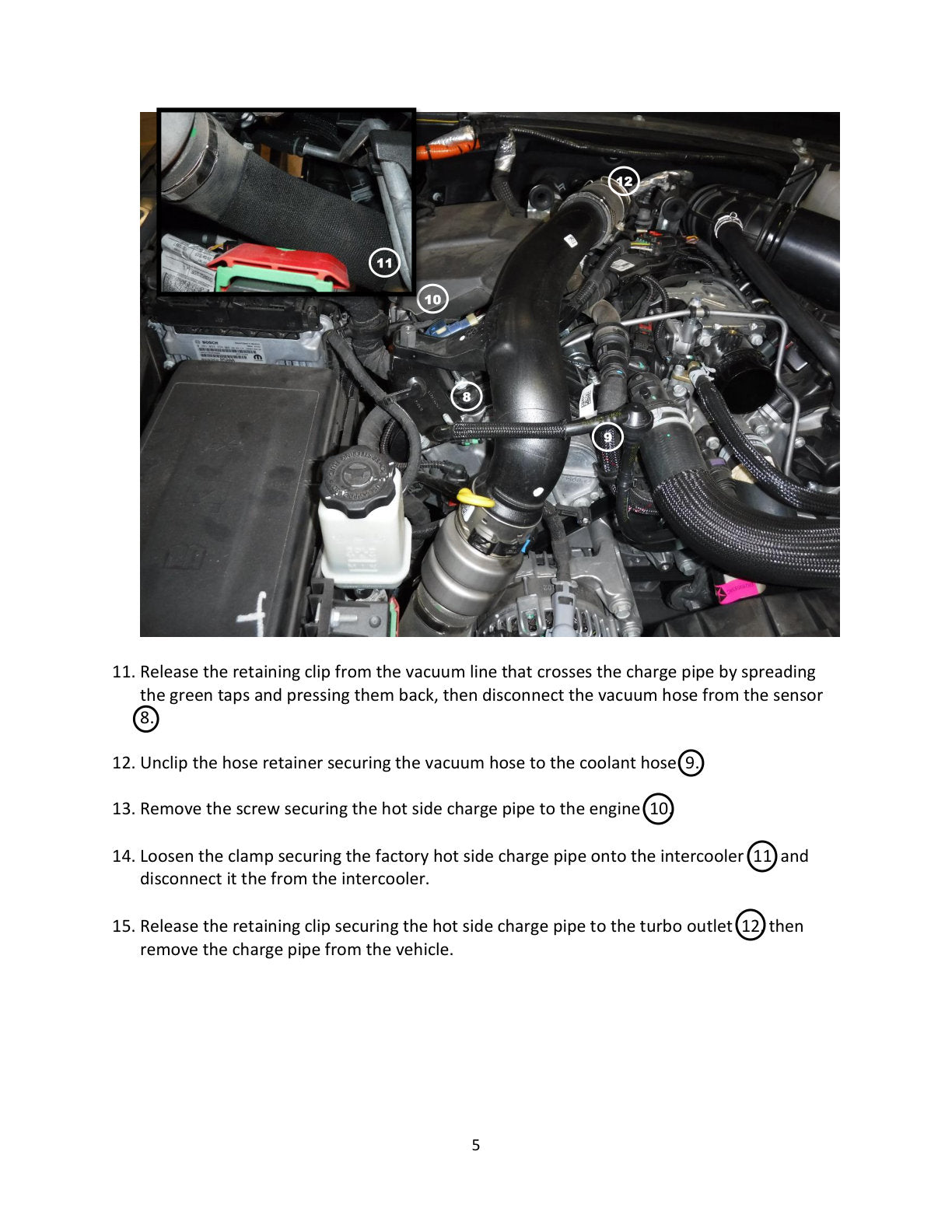 aFe BladeRunner Black 3in Intercooler Pipe Kit | Jeep Wrangler V6-3.0L (20-21) (46-20434-B)