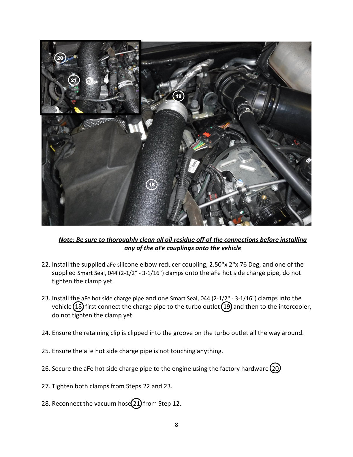 aFe BladeRunner Black 3in Intercooler Pipe Kit | Jeep Wrangler V6-3.0L (20-21) (46-20434-B)