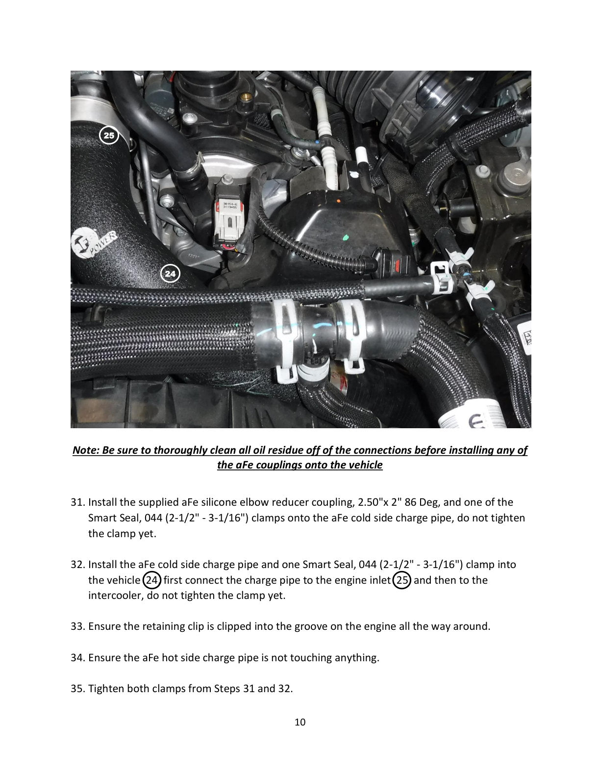 aFe BladeRunner Black 3in Intercooler Pipe Kit | Jeep Wrangler V6-3.0L (20-21) (46-20434-B)