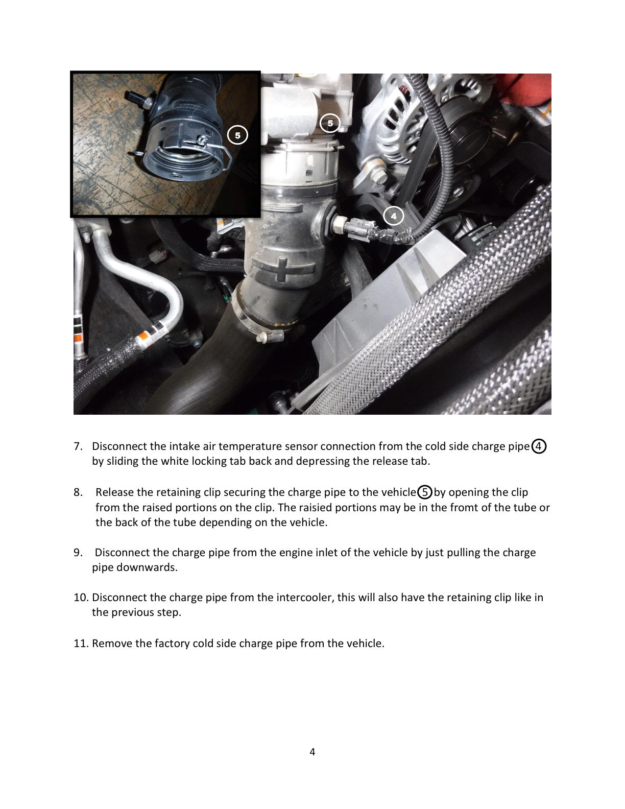 aFe BladeRunner 3in Aluminum Charge Pipe Kit | GM Diesel Trucks V8 6.6L L5P (20-21) (46-20444-B)