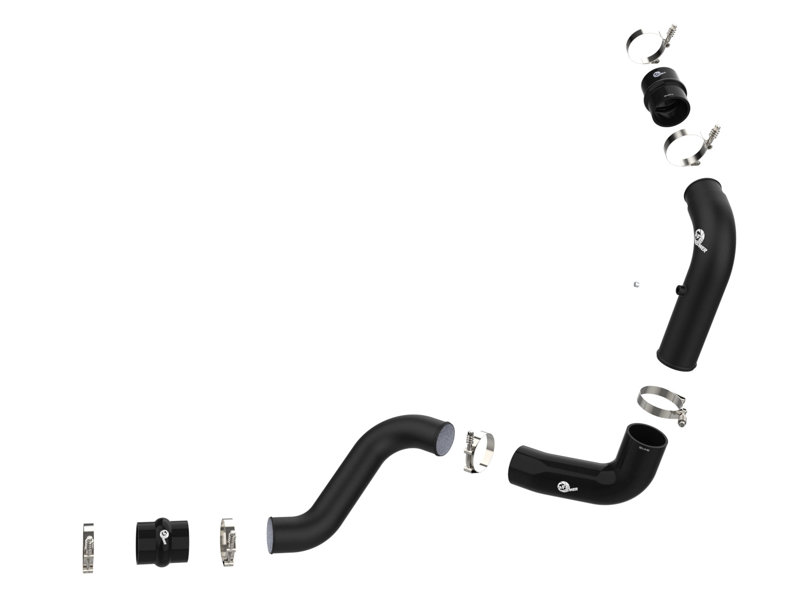 aFe 20-23 GM Diesel V8 6.6L BladeRunner 3in Aluminum Hot Charge Pipe | GM 20-26 (46-20448-B)
