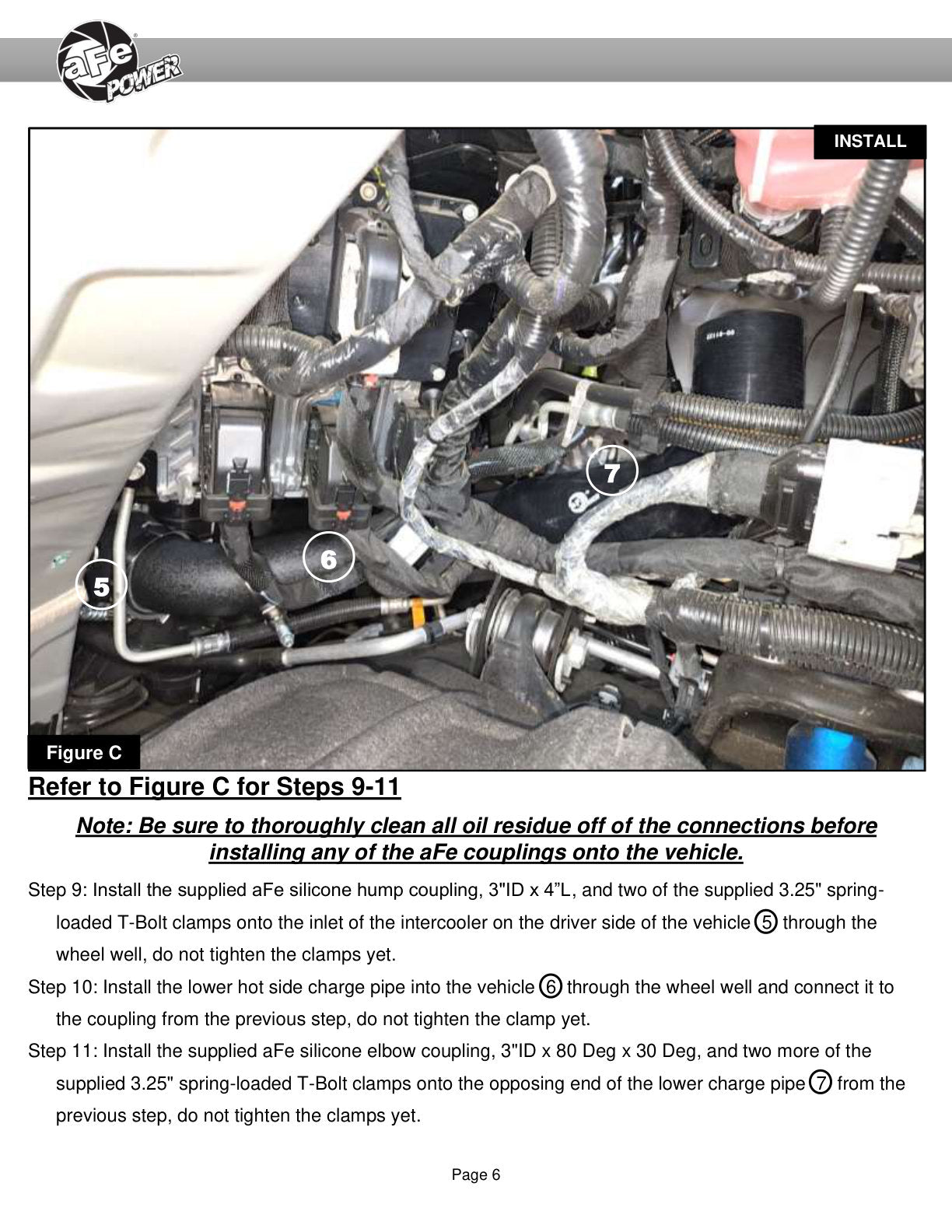 aFe 20-23 GM Diesel V8 6.6L BladeRunner 3in Aluminum Hot Charge Pipe | GM 20-26 (46-20448-B)