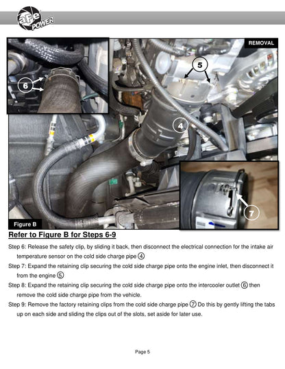 aFe BladeRunner 3.5in Aluminum Charge Pipe | GM Diesel Trucks 19-26 (46-20449-B)