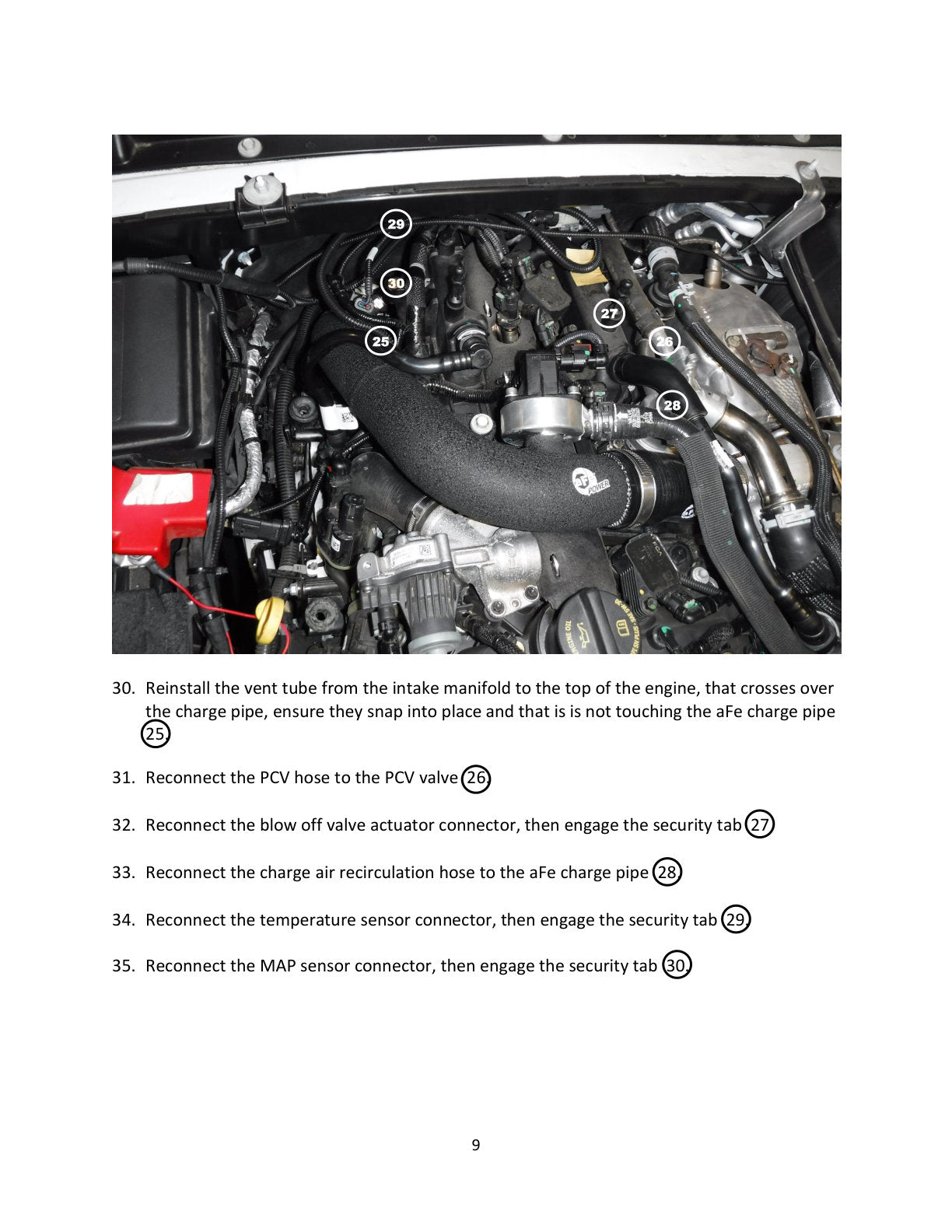 aFe BladeRunner 2.5in Aluminum Hot Charge Pipe | Jeep Wrangler JL (18-24) (46-20468-B)