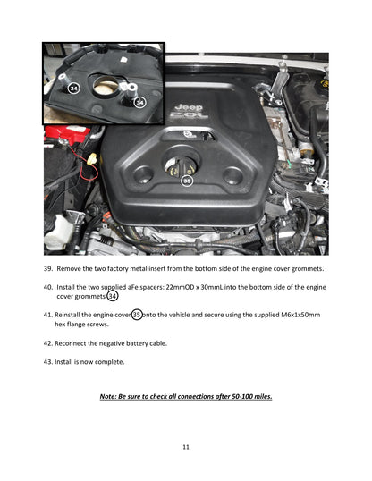 aFe BladeRunner 2.5in Aluminum Hot Charge Pipe | Jeep Wrangler JL (18-24) (46-20468-B)