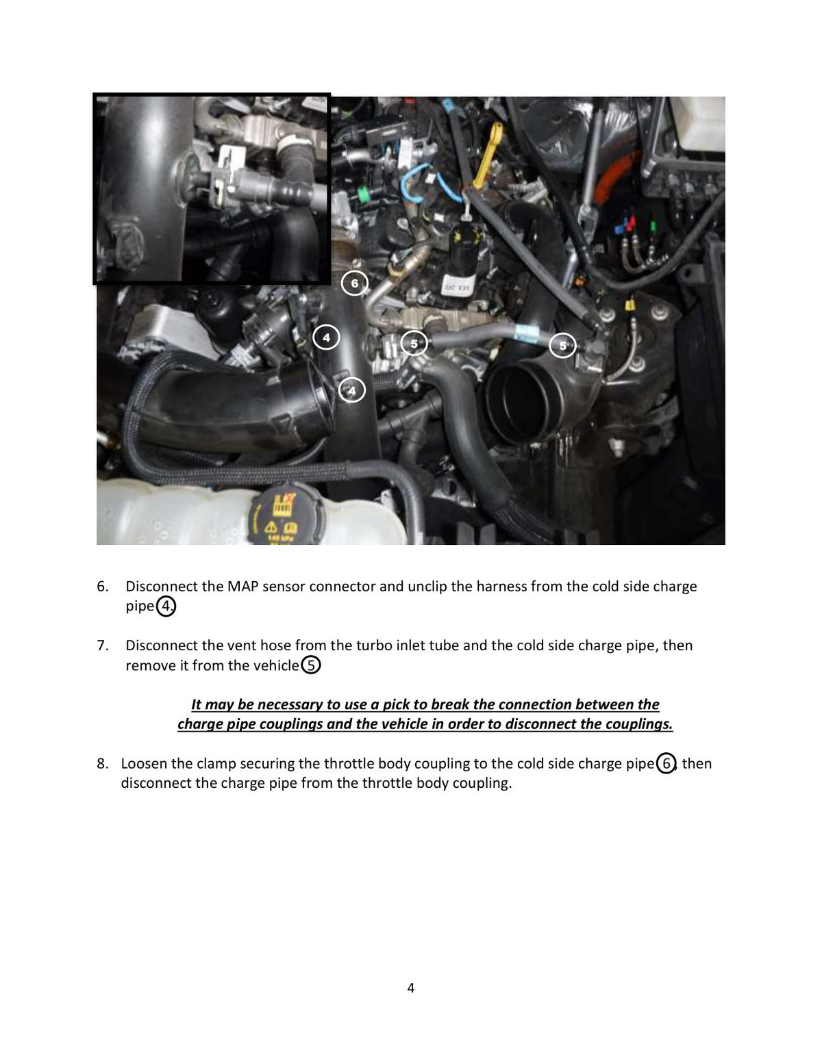 aFe Bladerunner I/C Tubes | Ford F-150 21+ V6-2.7L (46-20474-B)