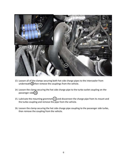 aFe Bladerunner I/C Tubes | Ford F-150 21+ V6-2.7L (46-20474-B)