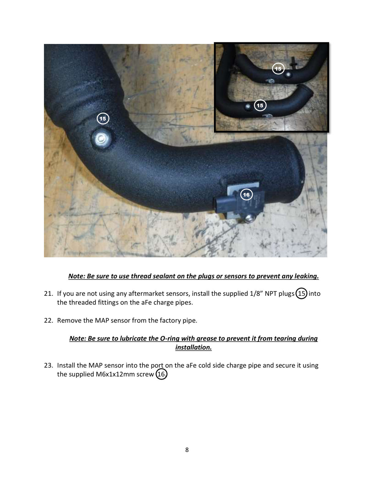 aFe Bladerunner I/C Tubes | Ford F-150 21+ V6-2.7L (46-20474-B)
