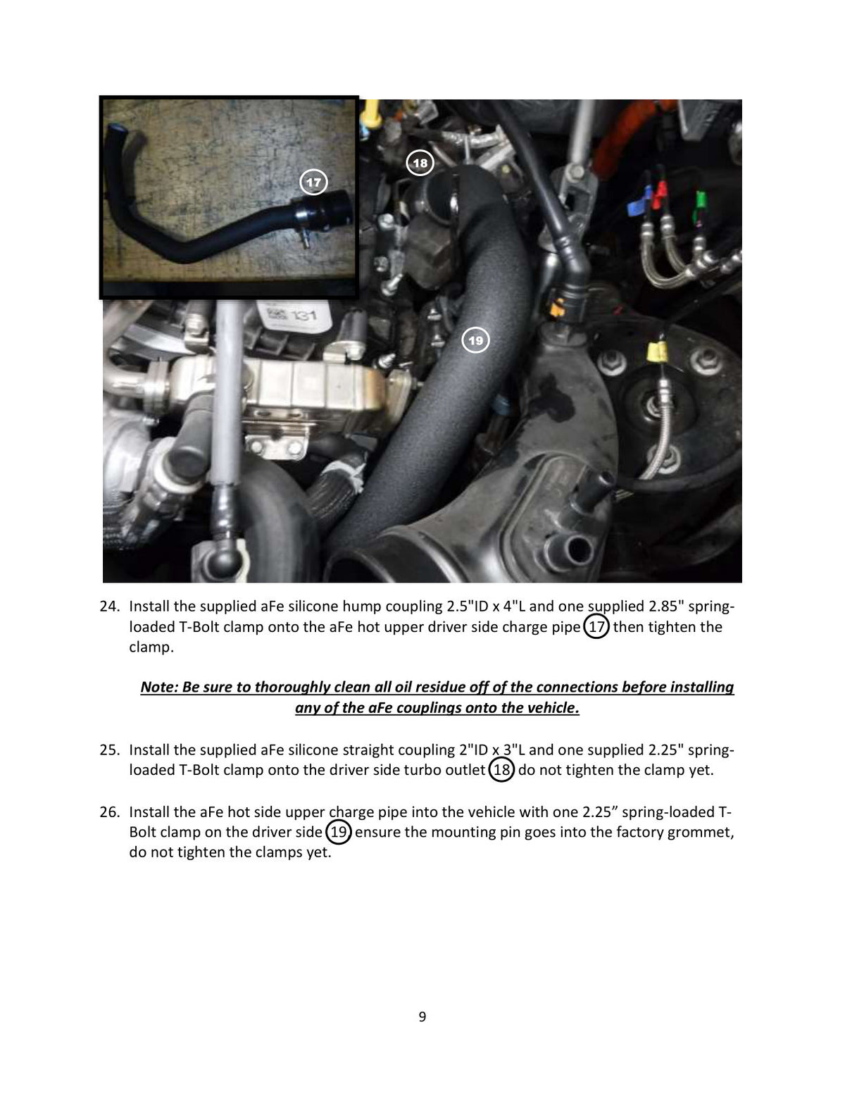 aFe Bladerunner I/C Tubes | Ford F-150 21+ V6-2.7L (46-20474-B)