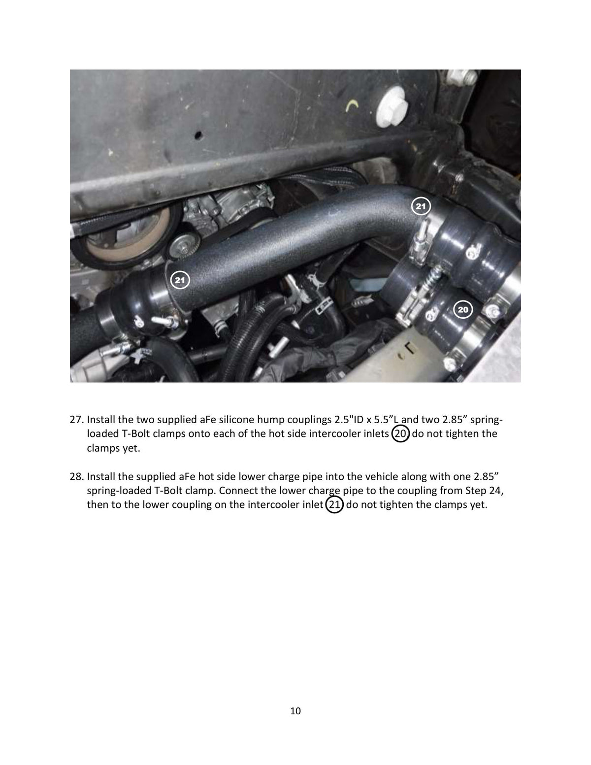 aFe Bladerunner I/C Tubes | Ford F-150 21+ V6-2.7L (46-20474-B)