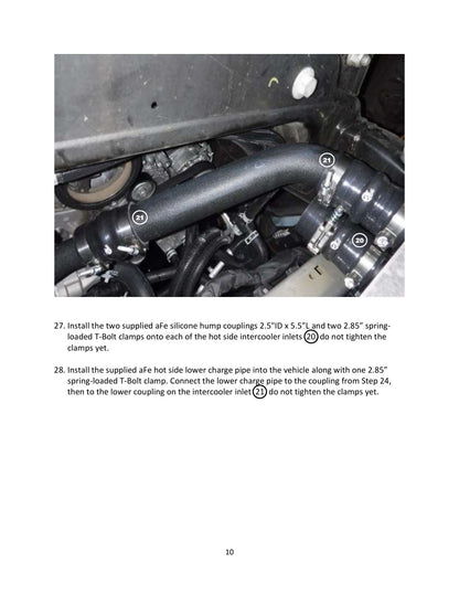 aFe Bladerunner I/C Tubes | Ford F-150 21+ V6-2.7L (46-20474-B)