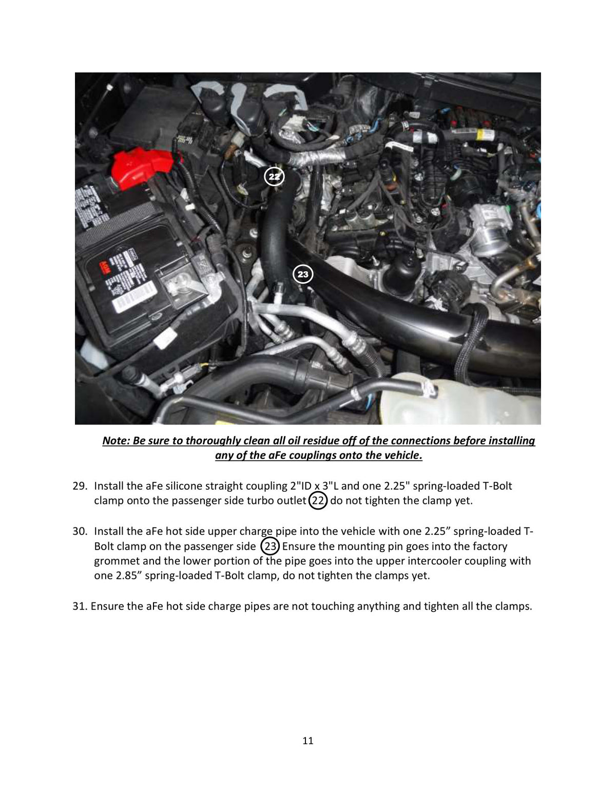 aFe Bladerunner I/C Tubes | Ford F-150 21+ V6-2.7L (46-20474-B)