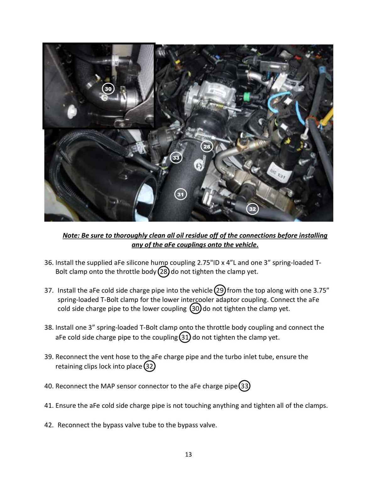 aFe Bladerunner I/C Tubes | Ford F-150 21+ V6-2.7L (46-20474-B)