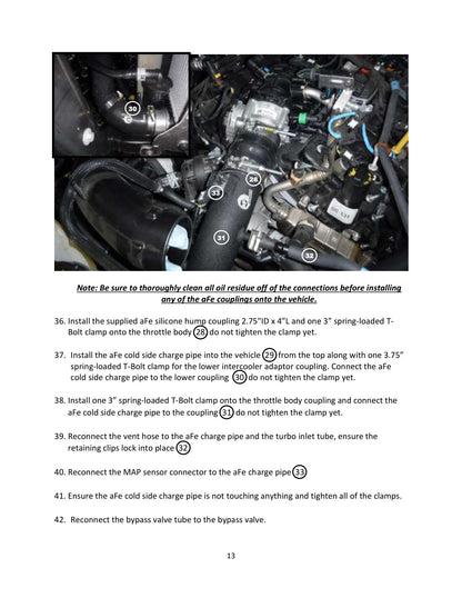 aFe Bladerunner I/C Tubes | Ford F-150 21+ V6-2.7L (46-20474-B)
