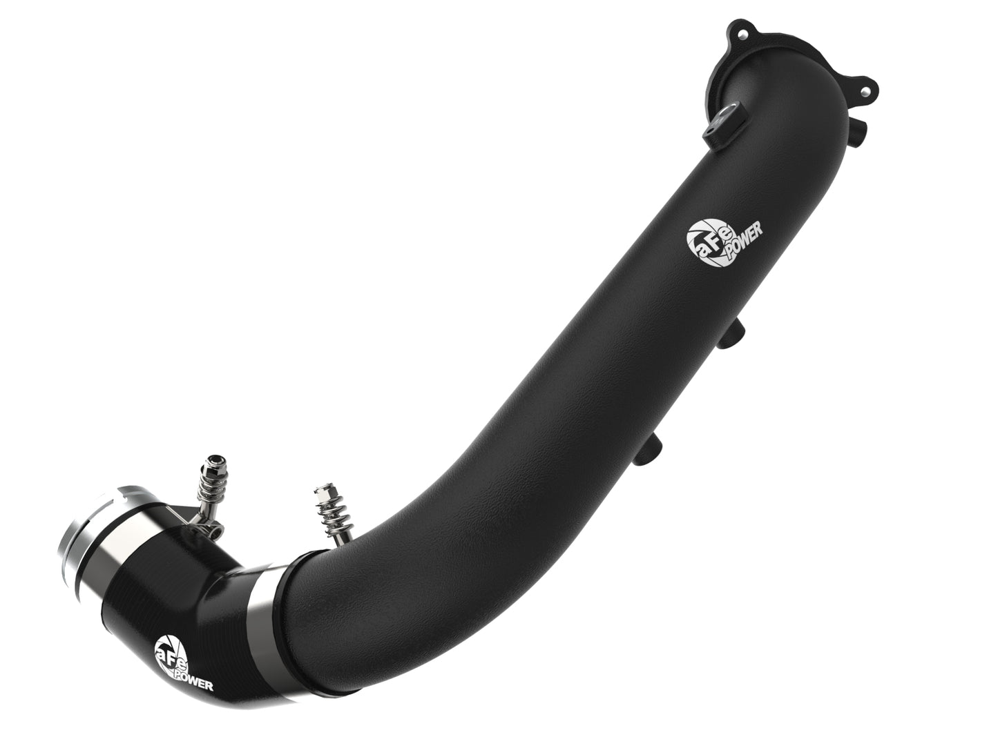 aFe BladeRunner 2-3/4in Black Aluminum Charge Pipe | Toyota Supra GR 2.0L (21) (46-20488-B)