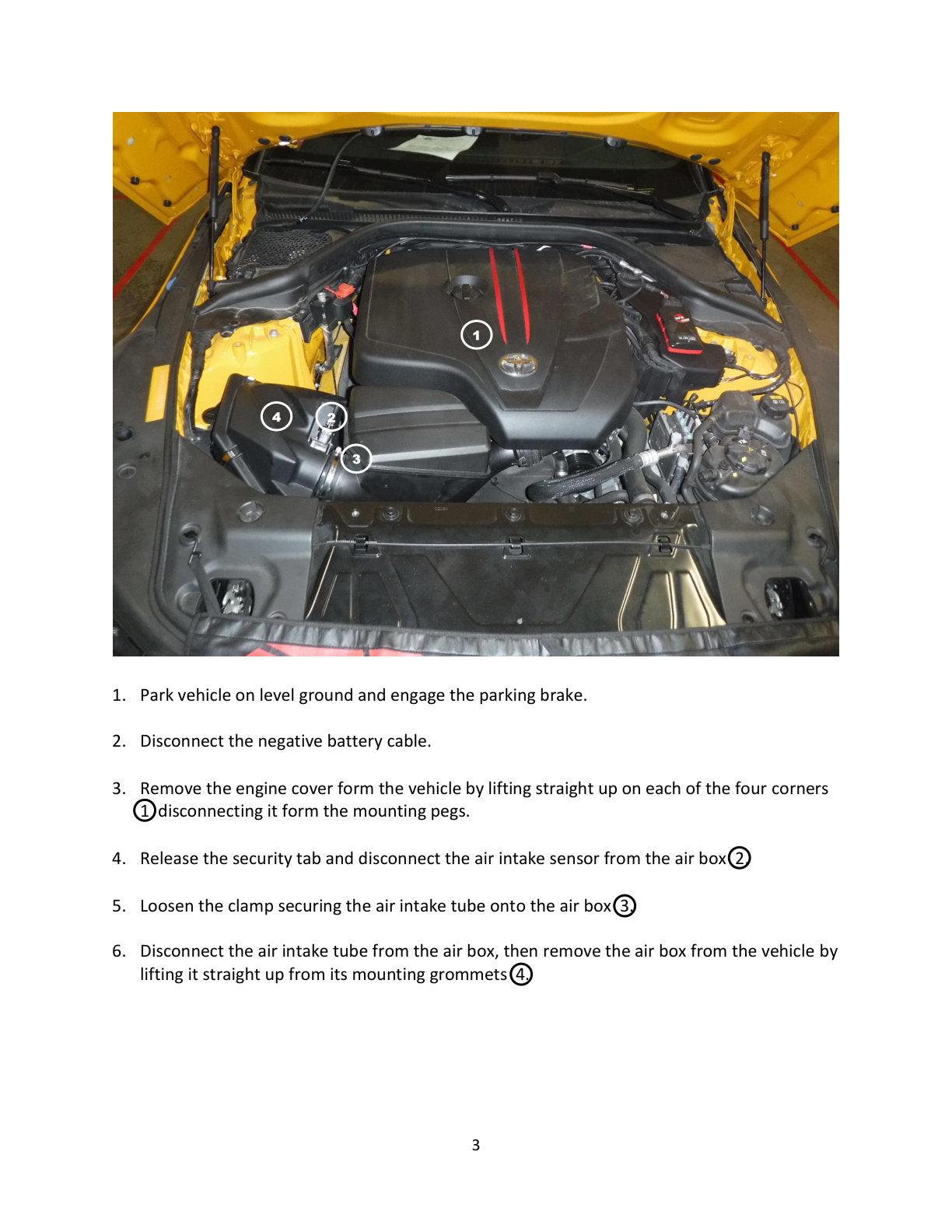 aFe BladeRunner 2-3/4in Black Aluminum Charge Pipe | Toyota Supra GR 2.0L (21) (46-20488-B)
