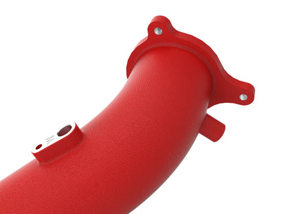 aFe BladeRunner Red 2-3/4in Aluminum Charge Pipe | Toyota Supra GR A90 2021 (46-20488-R)