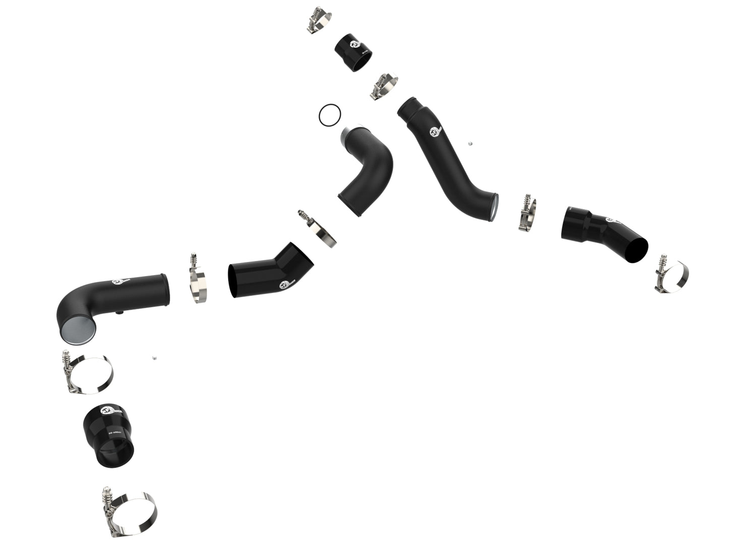 aFe BladeRunner 3in Aluminum Hot & Cold Charge Pipe Kit | RAM 1500 V6 3.0L (16-19) (46-20494-B)