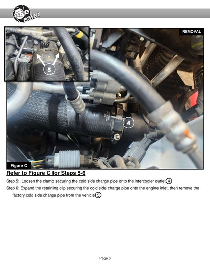 aFe BladeRunner 3in Aluminum Hot & Cold Charge Pipe Kit | RAM 1500 V6 3.0L (16-19) (46-20494-B)