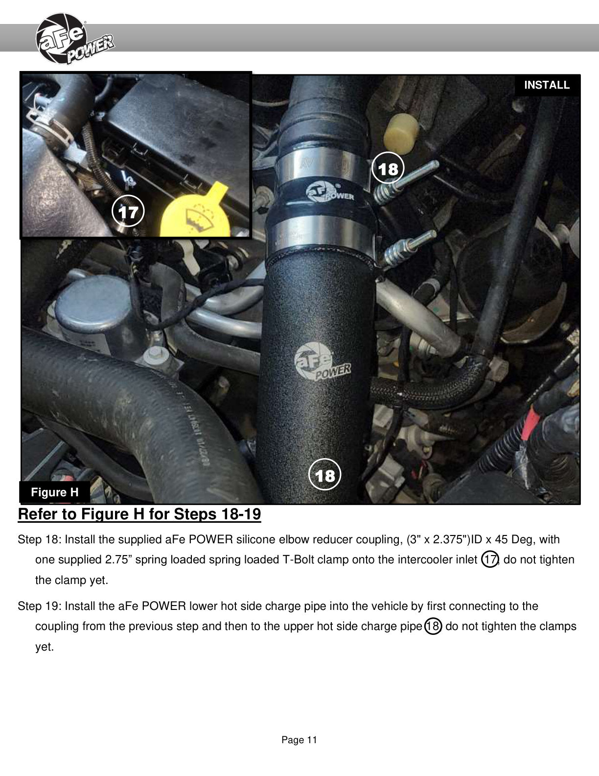 aFe BladeRunner 3in Aluminum Hot & Cold Charge Pipe Kit | RAM 1500 V6 3.0L (16-19) (46-20494-B)