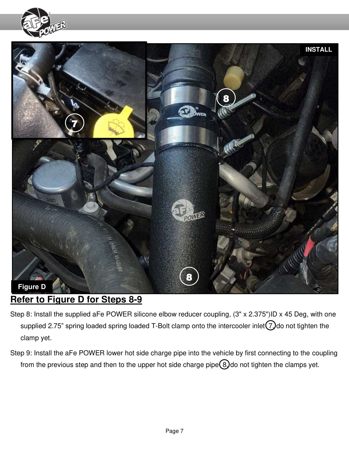 aFe 3in Aluminum Hot Charge Pipe | RAM 1500 V6 3.0L (16-19) (46-20498-B)