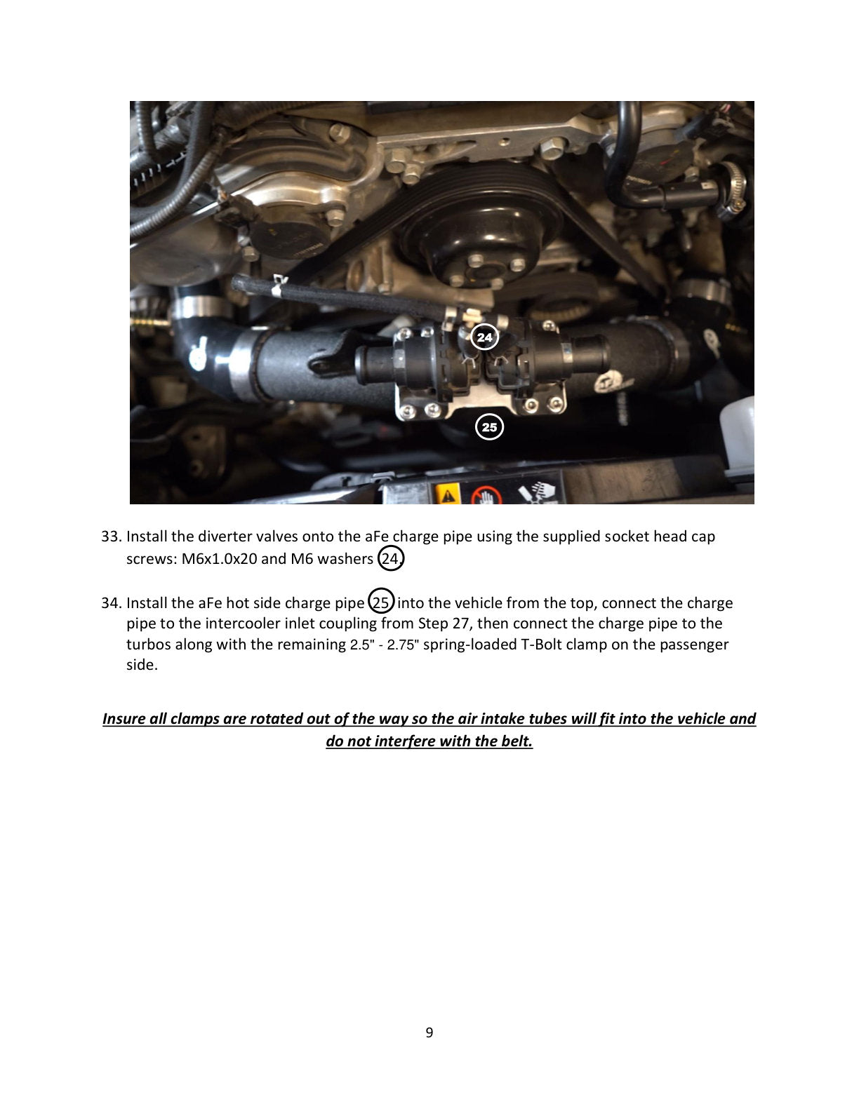 aFe BladeRunner Alum Hot/Cold Charge Pipe Kit | Kia Stinger V6-3.3L (46-20504-B)