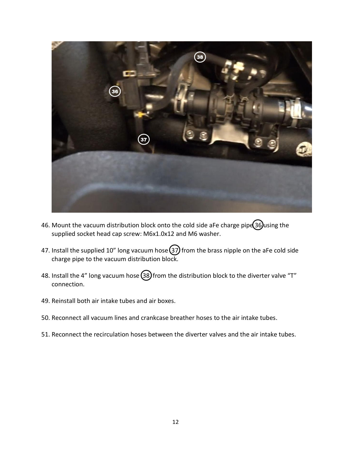 aFe BladeRunner Alum Hot/Cold Charge Pipe Kit | Kia Stinger V6-3.3L (46-20504-B)
