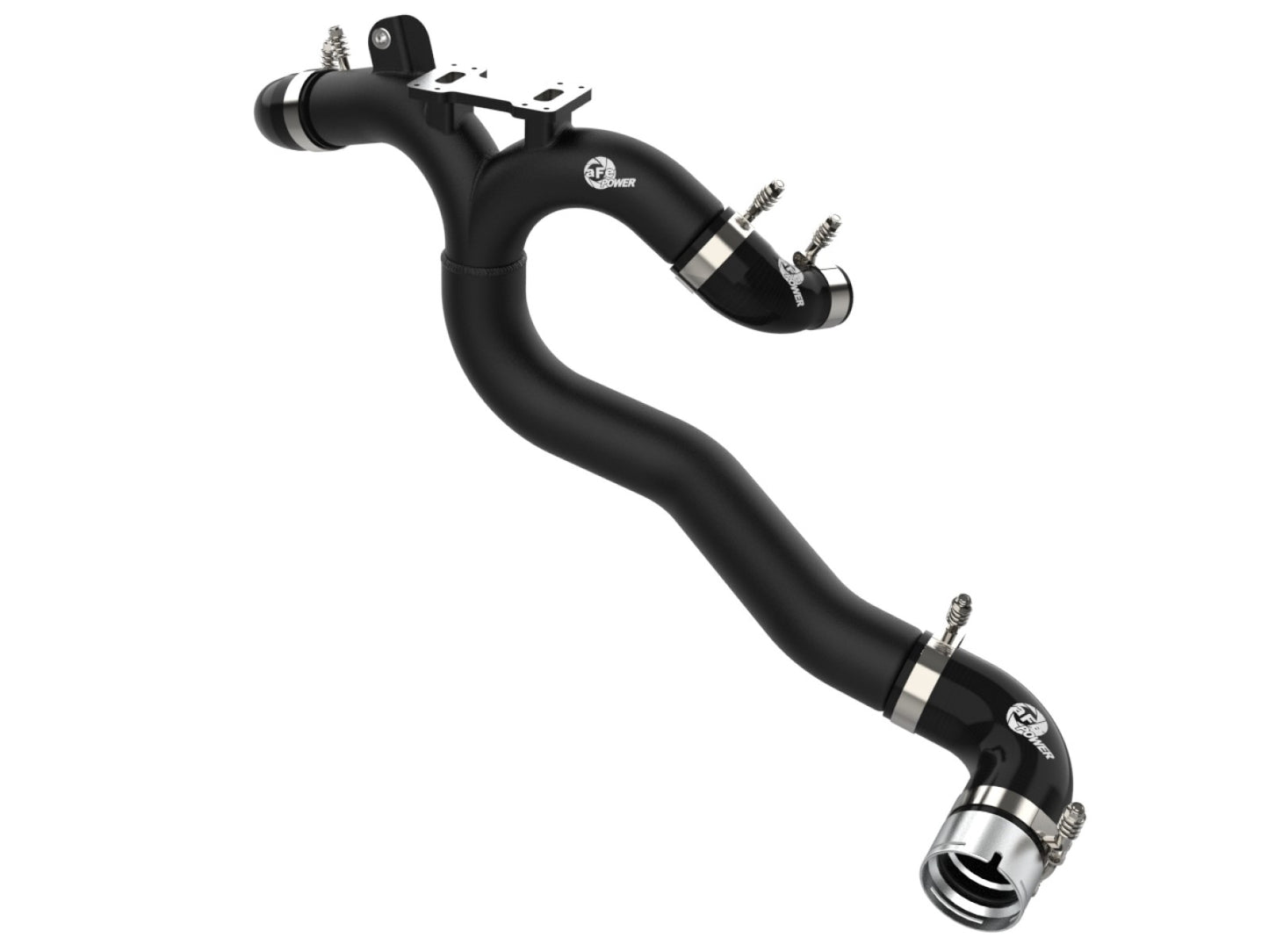aFe BladeRunner Hot Charge Pipe SS - Black | Kia Stinger V6-3.3L (18-22) (46-20508-B)