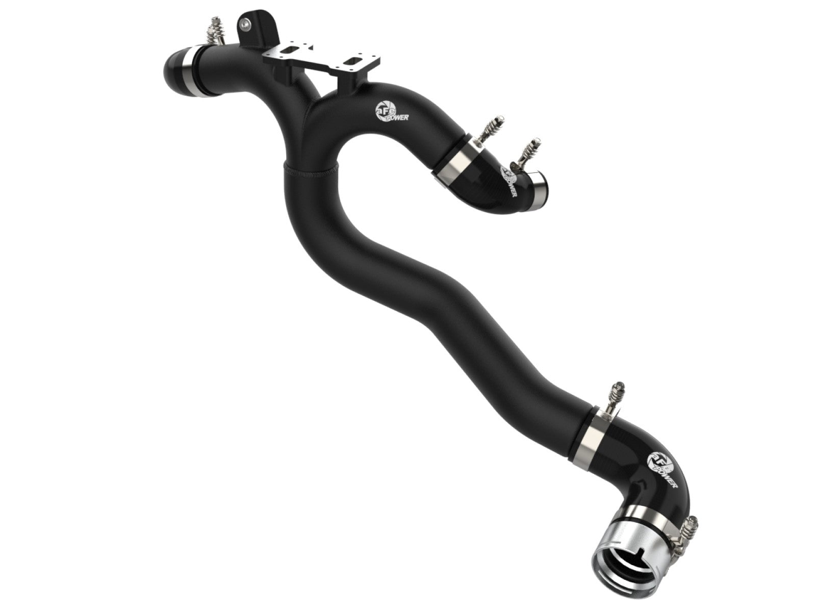 aFe BladeRunner Hot Charge Pipe SS - Black | Kia Stinger V6-3.3L (18-22) (46-20508-B)