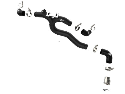 aFe BladeRunner Hot Charge Pipe SS - Black | Kia Stinger V6-3.3L (18-22) (46-20508-B)