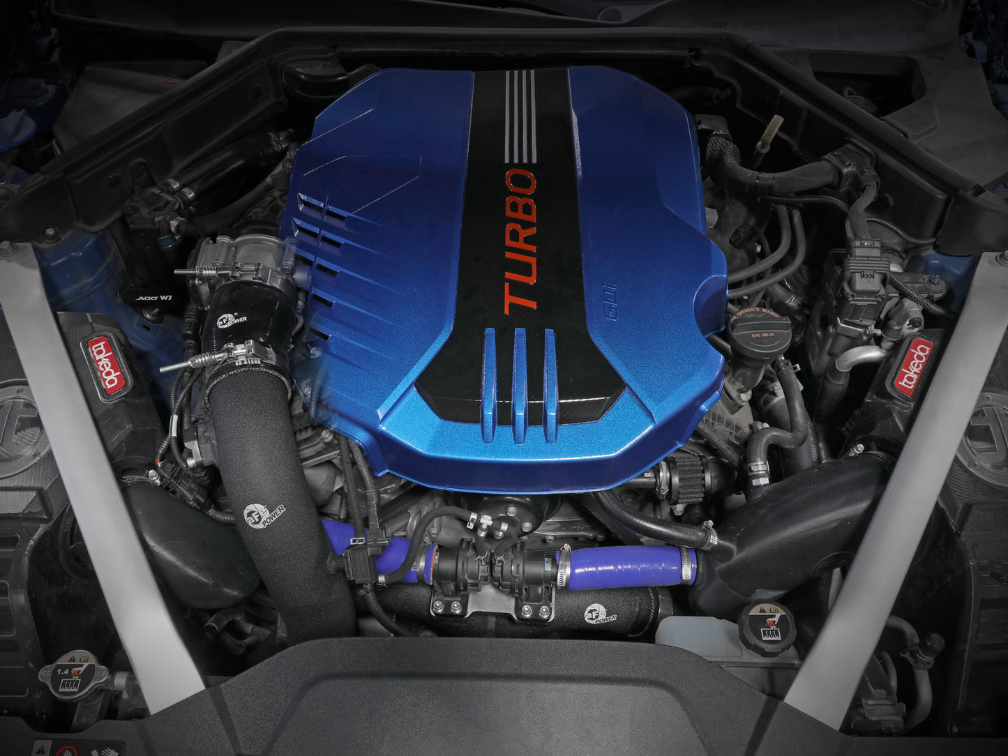 aFe BladeRunner Hot Charge Pipe SS - Black | Kia Stinger V6-3.3L (18-22) (46-20508-B)
