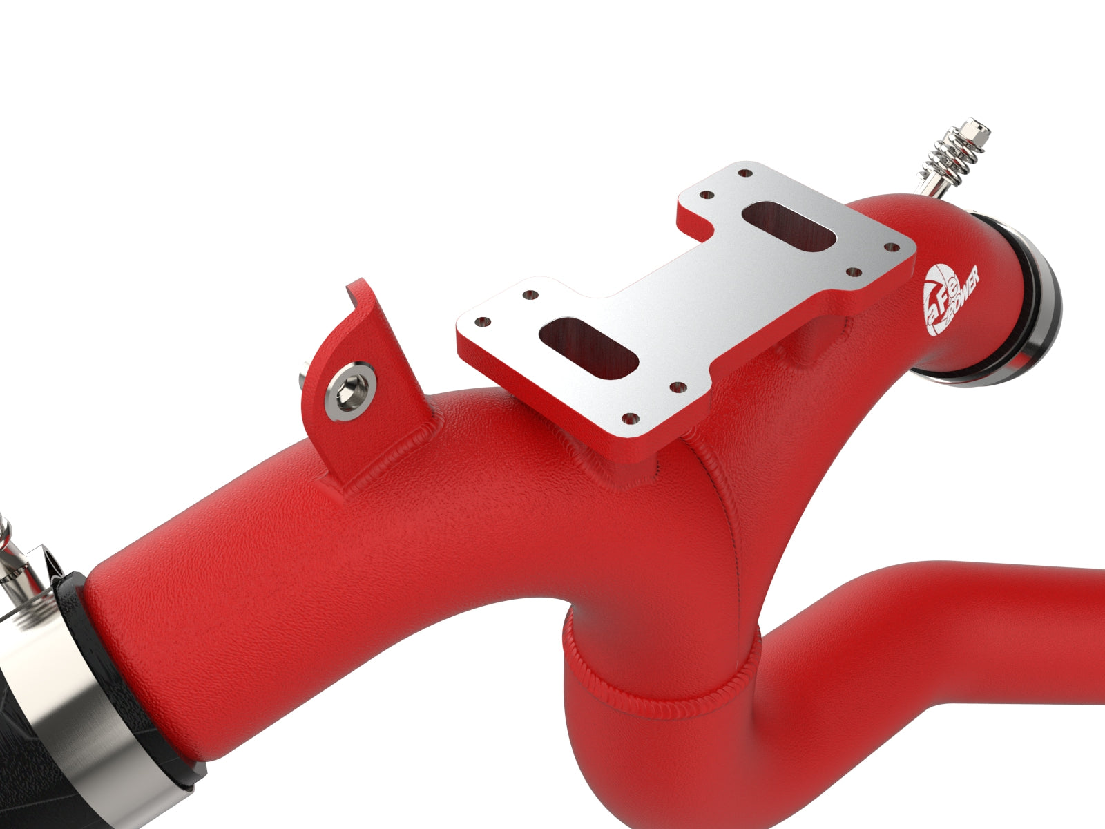 aFe 3in Aluminum Hot Charge Pipe Red | Kia Stinger (18-20)/G70 (19-22) (46-20508-R)