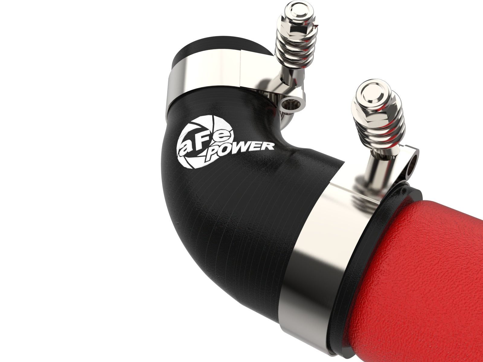 aFe 3in Aluminum Hot Charge Pipe Red | Kia Stinger (18-20)/G70 (19-22) (46-20508-R)