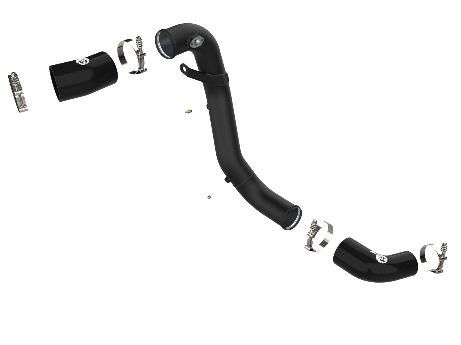 aFe BladeRunner Cold Charge Pipe Black | Kia Stinger V6-3.3L (18-22) (46-20509-B)