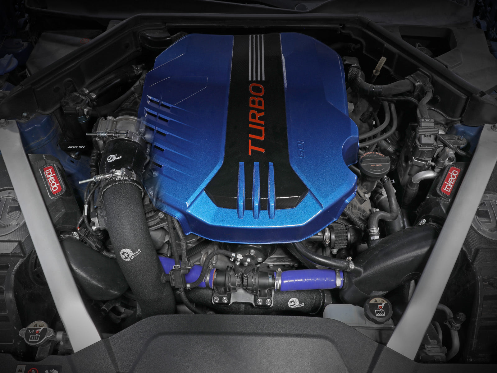 aFe BladeRunner Cold Charge Pipe Black | Kia Stinger V6-3.3L (18-22) (46-20509-B)