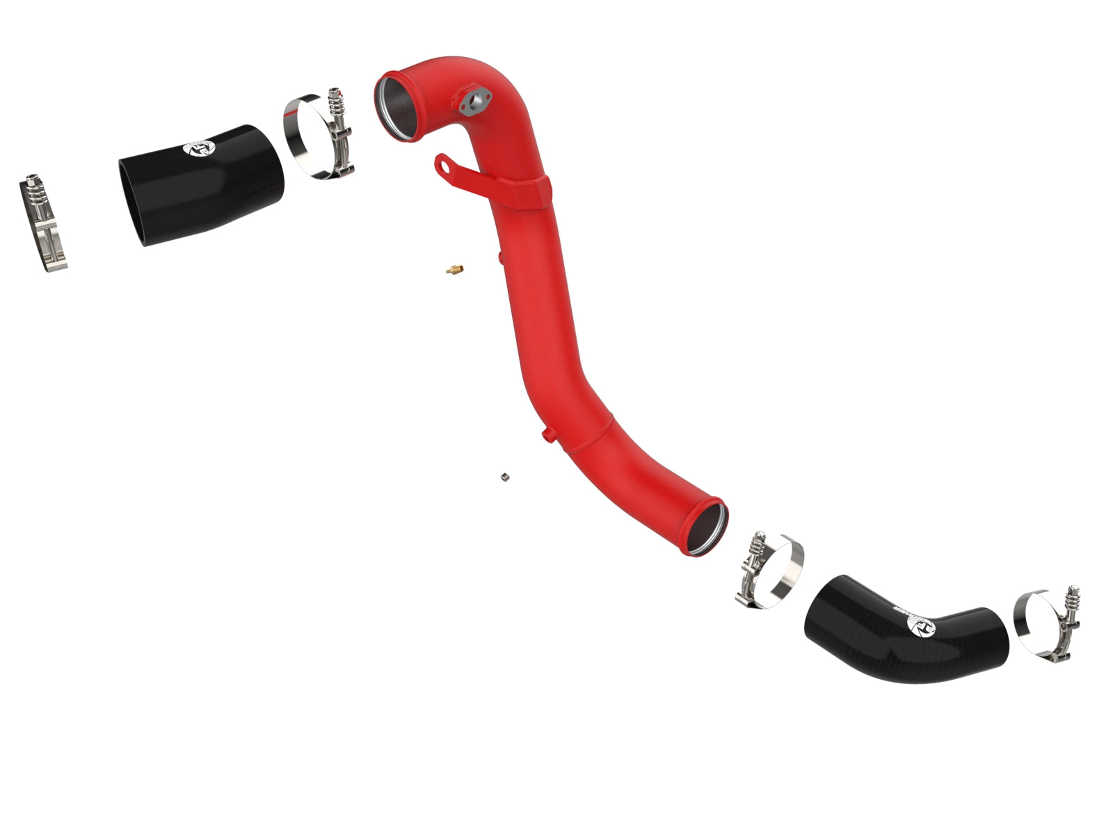 aFe BladeRunner Red Cold Charge Pipe | Kia Stinger V6-3.3L TT (18-22) (46-20509-R)