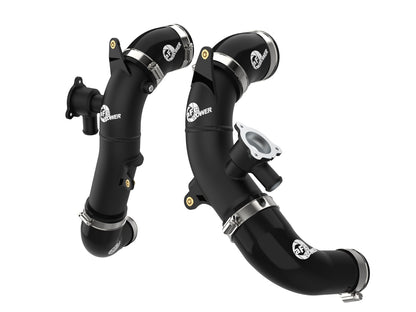 aFe 2.5in Aluminum Hot Charge Pipe w/ SS Clamps | Toyota Tundra V6-3.5L (22+) (46-20568-B)
