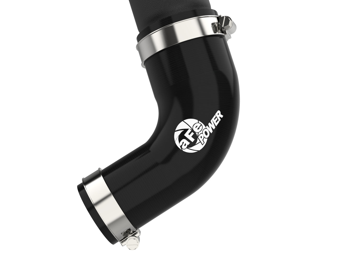 aFe 2.5in Aluminum Hot Charge Pipe w/ SS Clamps | Toyota Tundra V6-3.5L (22+) (46-20568-B)