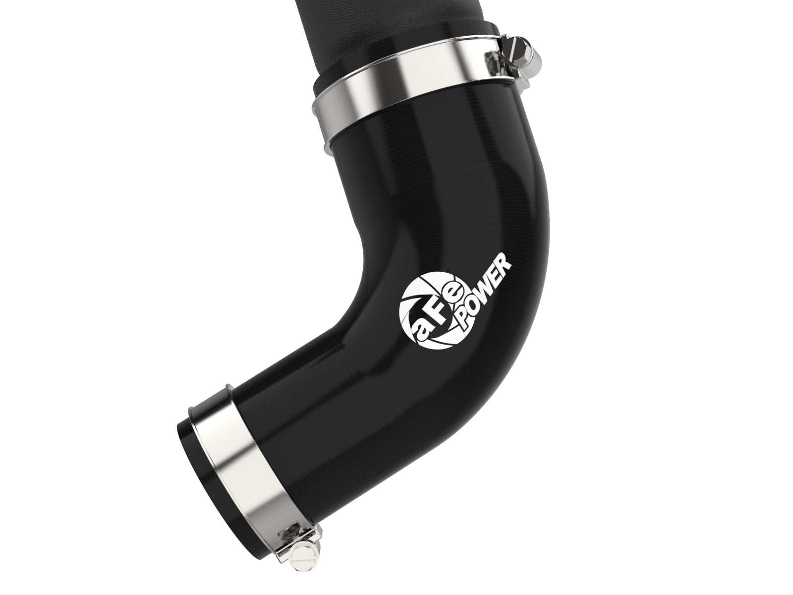 aFe 2.5in Aluminum Hot Charge Pipe w/ SS Clamps | Toyota Tundra V6-3.5L (22+) (46-20568-B)