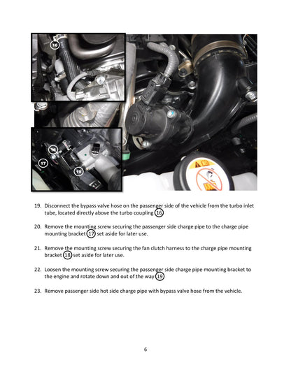 aFe 2.5in Aluminum Hot Charge Pipe w/ SS Clamps | Toyota Tundra V6-3.5L (22+) (46-20568-B)