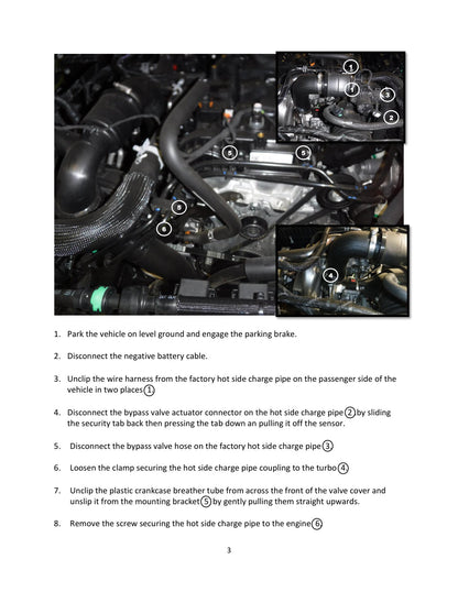 aFe BladeRunner Alum Hot/Cold Charge Pipe Kit | Ford Bronco L4 2.3L (21-22) (46-20574-B)