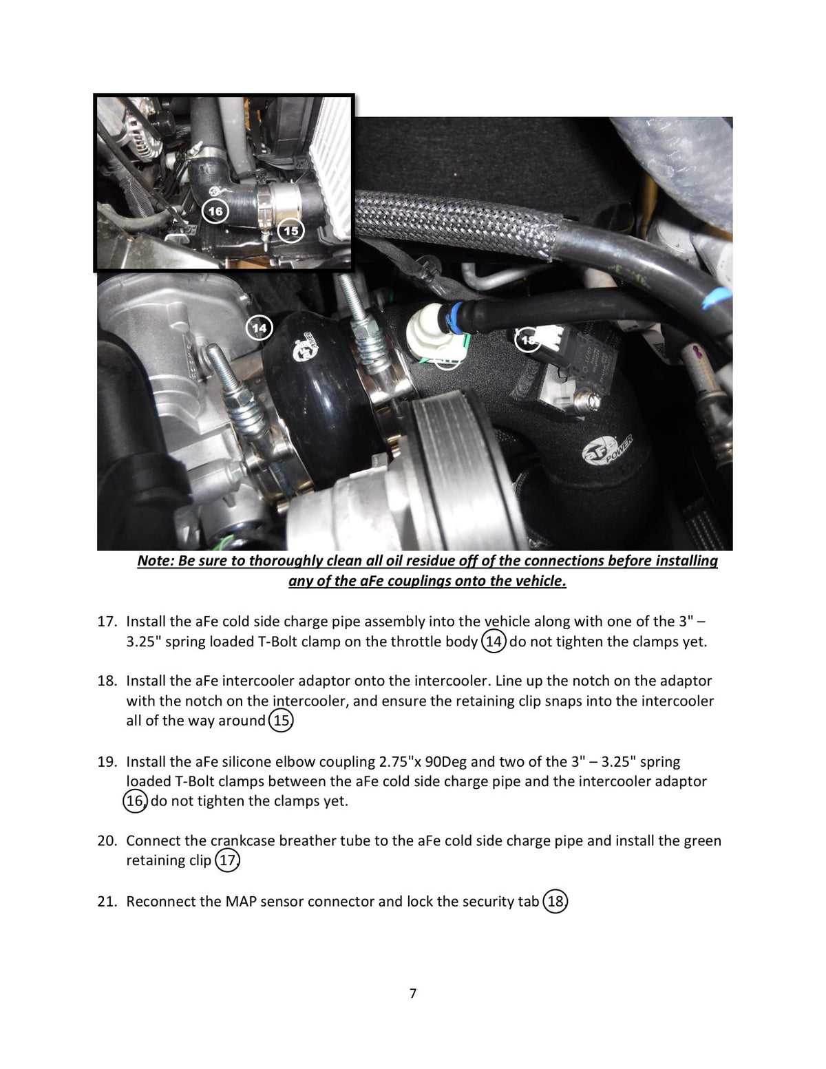 aFe BladeRunner 3in Aluminum Cold Charge Pipe | Ford Bronco (21-26) (46-20579-B)