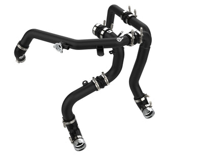 aFe BladeRunner Alum Hot & Cold Charge Pipe Kit - Black | Ford Bronco V6-2.7Ltt (21-23) (46-20584-B)