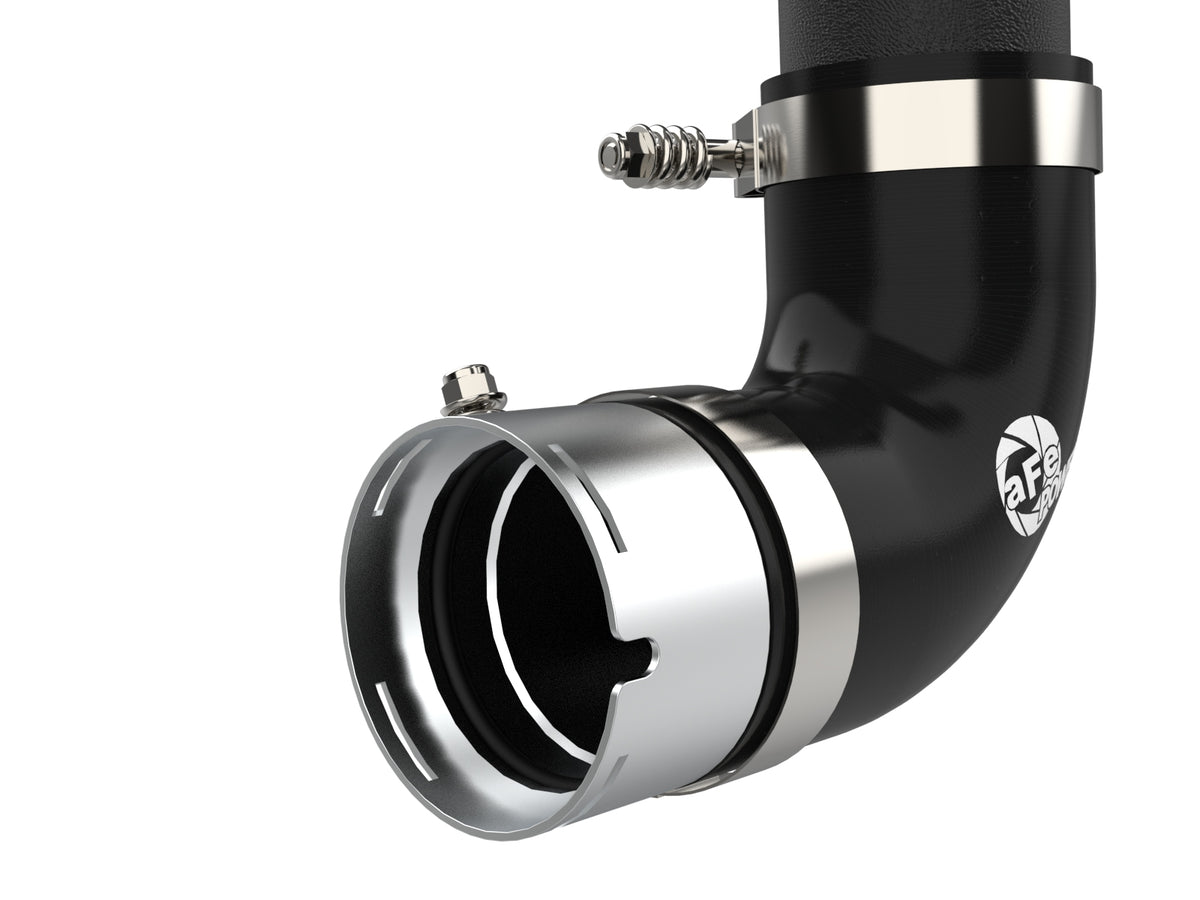 aFe BladeRunner Alum Hot & Cold Charge Pipe Kit - Black | Ford Bronco V6-2.7Ltt (21-23) (46-20584-B)