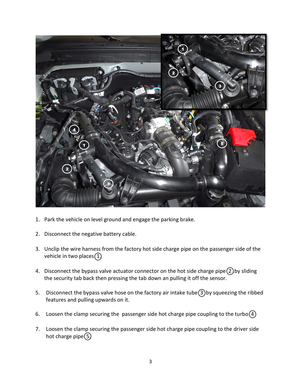 aFe BladeRunner Alum Hot & Cold Charge Pipe Kit - Black | Ford Bronco V6-2.7Ltt (21-23) (46-20584-B)