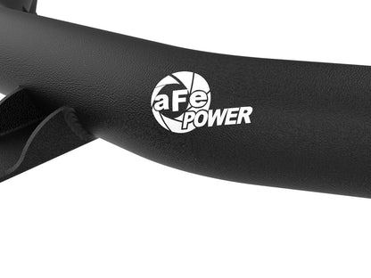 aFe 21-22 Ford Bronco V6-2.7Ltt BladeRunner Alum Hot Charge Pipe - Black (46-20588-B)