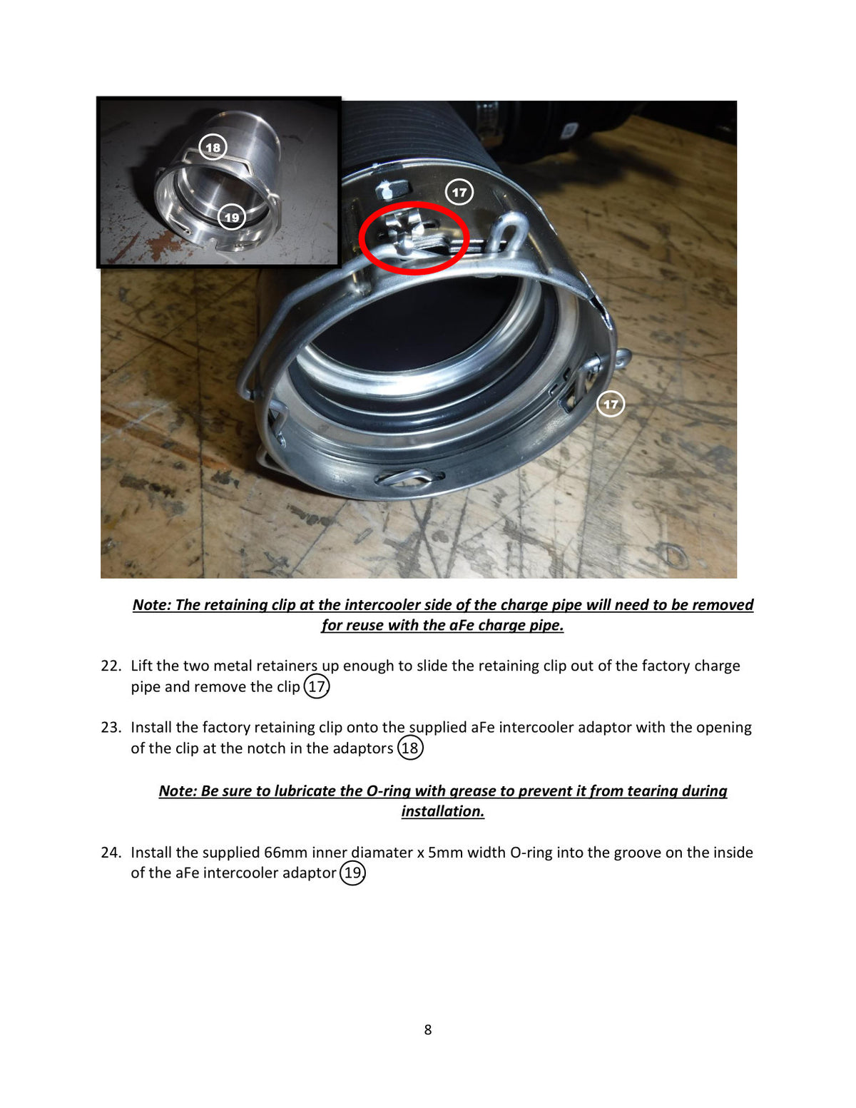 aFe BladeRunner 2.75in Alum Cold Charge Pipe | Ford Bronco VI (U725) (46-20589-B)