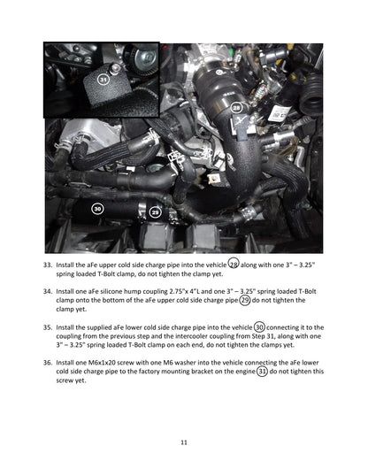 aFe BladeRunner 2.75in Alum Cold Charge Pipe | Ford Bronco VI (U725) (46-20589-B)