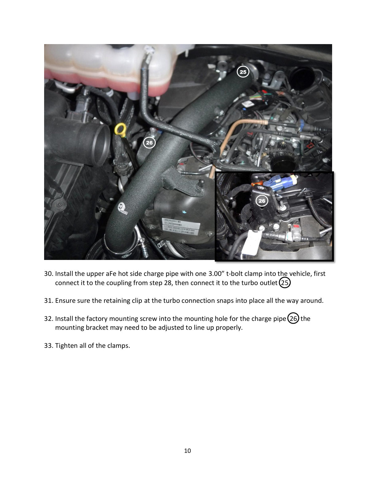 aFe RAM Charge Pipe Kit | Dodge Ram 1500 19-26 V6-3.0L (46-20594-B)